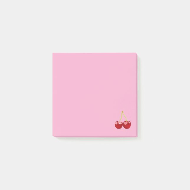 Cherries Post-it Klebezettel (Vorderseite)