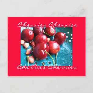Cherries Postcard Postkarte