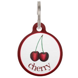 Cherries Ripe Red Cherry Summer Frucht Print Haustiermarke