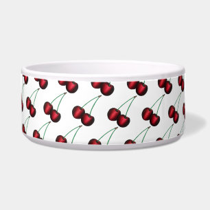 Cherries Ripe Red Cherry Summer Frucht Print Napf