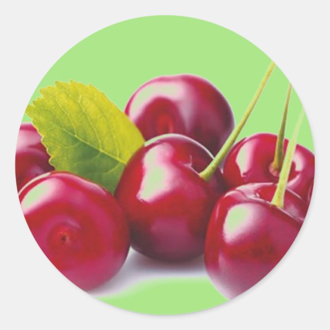 CHERRIES RUNDER AUFKLEBER (Vorderseite)