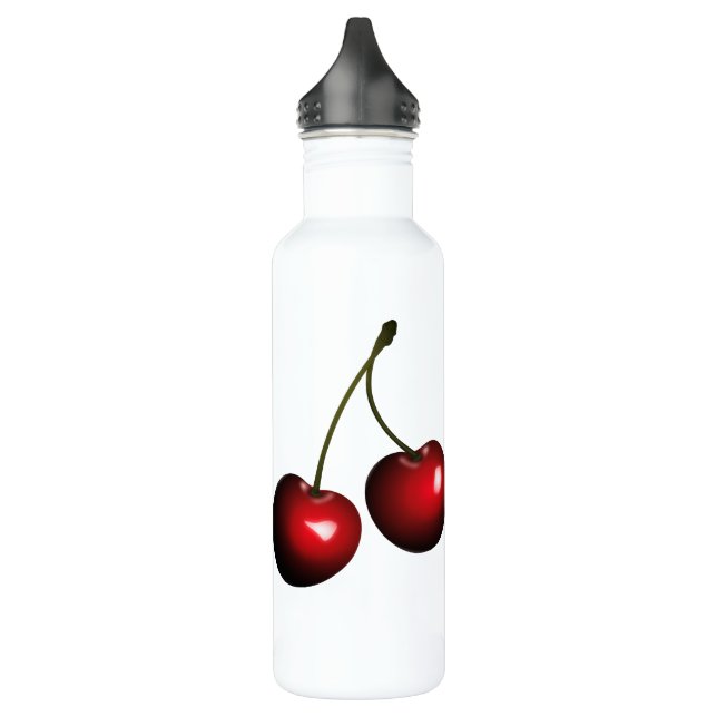 Cherries Stainliess Steel Water Bottle Edelstahlflasche (Links)