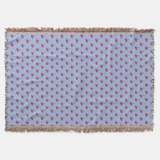 Cherries Throw Blanket Decke (Vorderseite)