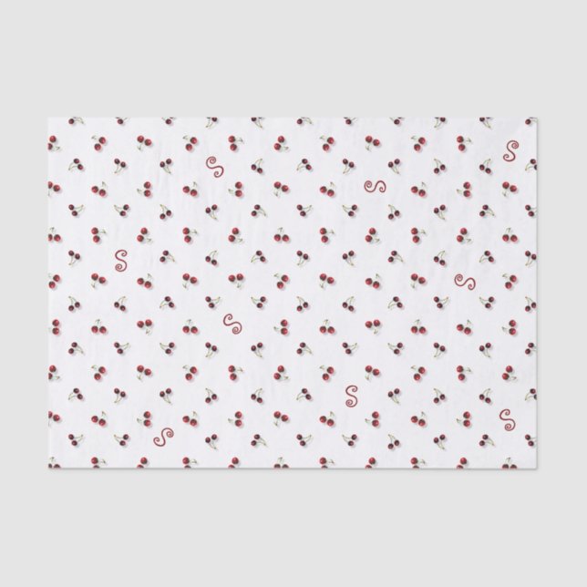 Cherries Tissue Paper Seidenpapier (Vorderseite)