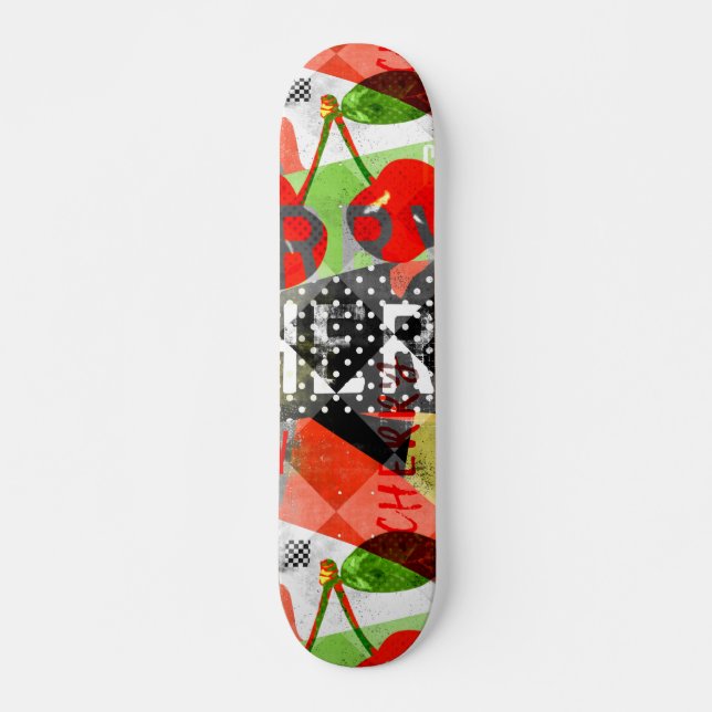 Cherry aestghetic atemberaubend skateboard (Vorne)