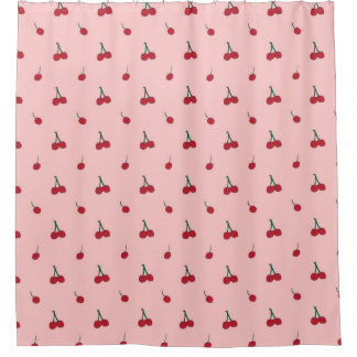 Cherry Allover Print Duschvorhang