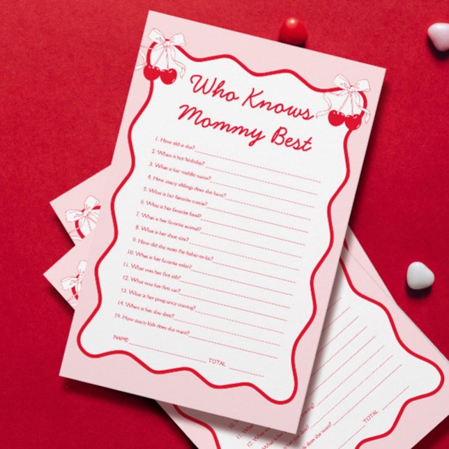 Cherry auf dem Top Baby Duwer Game, die Mama kennt (Von Creator hochgeladen)