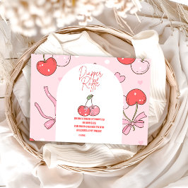 Cherry auf der oberen Diapper Raffle Begleitkarte