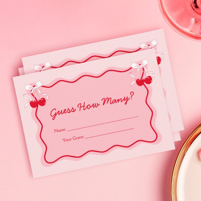 Cherry auf der oberen Schätzung, wie viele Game Ca Begleitkarte (Von Creator hochgeladen)