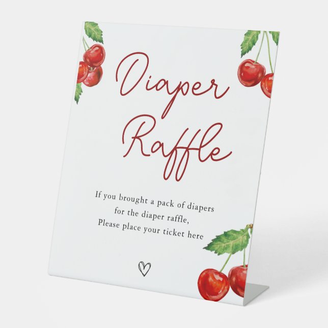 Cherry auf der oberen Windschutzscheibe Sockelschild (Vorderseite)