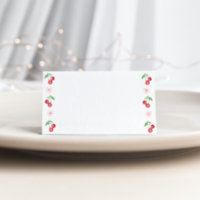 Cherry auf der Oberseite Pink Baby Dusche Essen