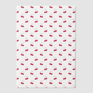 Cherry auf der rosa Bow Red Baby Girl Dusche