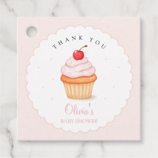 Cherry auf der Top Baby Dusche Geschenkanhänger