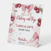 Cherry auf Top Bow Cocktail Summer Brautparty