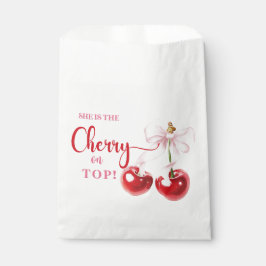 Cherry auf Top-Fevor-Taschen Geschenktütchen