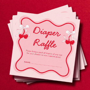 Cherry Baby Duwer Diaper Raffle Begleitkarte