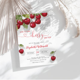 Cherry Baby Shower | Berry Sweet Baby Einladung