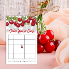 Cherry Baby Shower Bingo Game