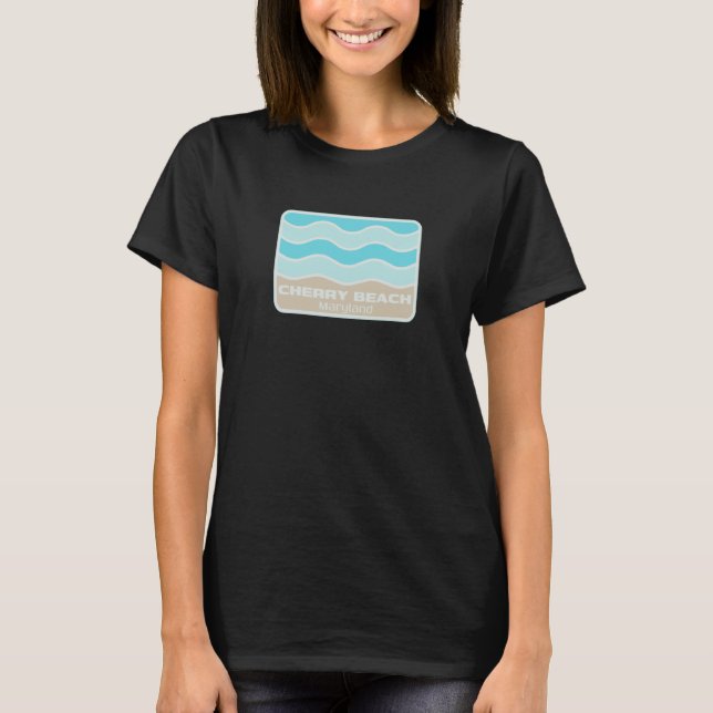 Cherry Beach Maryland Beach Vacation Souvenir T-Shirt (Vorderseite)