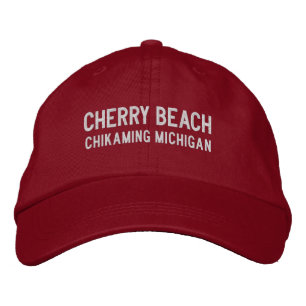 Cherry Beach Michigan Bestickte Baseballmütze Baseballkappe
