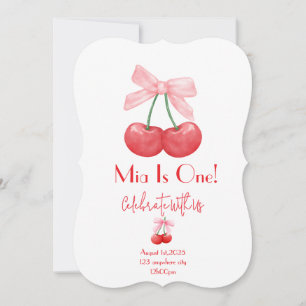 CHERRY BIRTHDAY EINLADUNG