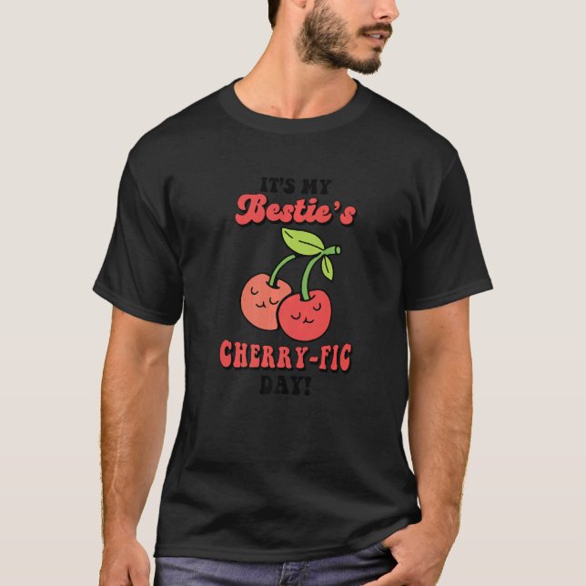 Cherry Birthday Gruß Frucht Feier Bday T-Shirt (Vorderseite)