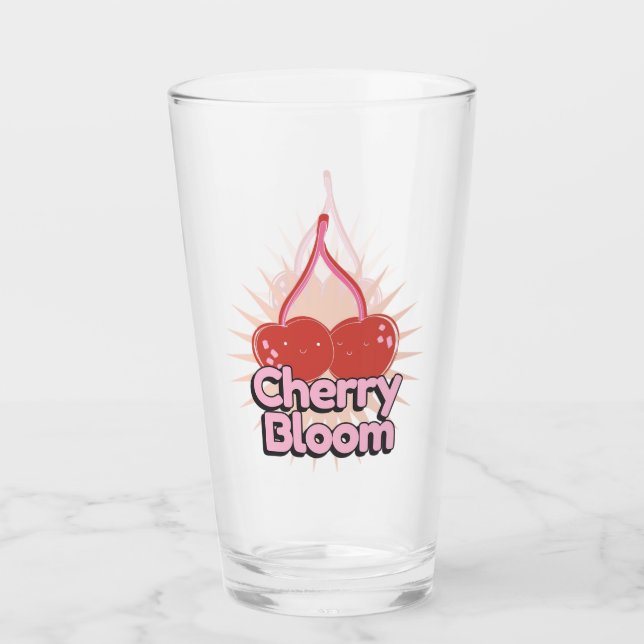 Cherry Bloom Glas (Vorderseite)