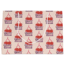 Cherry Bloom Large Gift Bag Große Geschenktüte