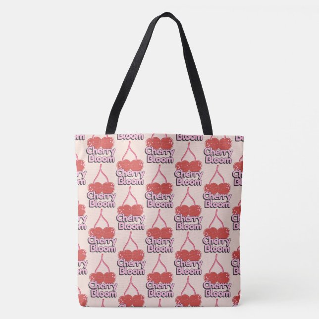 Cherry Bloom Tote Bag (Vorderseite)