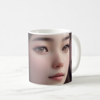 Cherry Blossom Adorned Girl Kaffeetasse