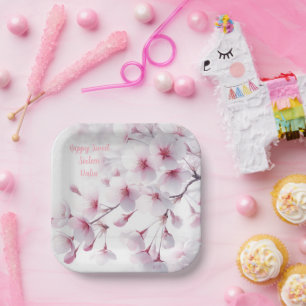 Cherry Blossom als Personalisiert Pappteller