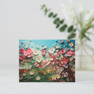 Cherry Blossom Art Collection Postkarte