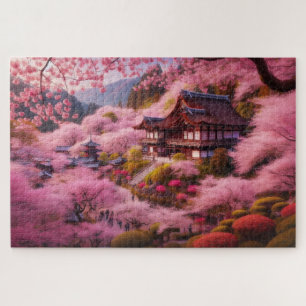 Cherry Blossom - atemberaubende Landschaftliche La Puzzle