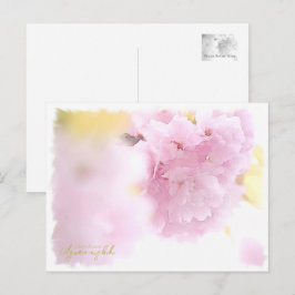 Cherry Blossom "Azuma-nishiki" Postkarte