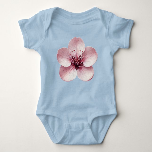 Cherry Blossom Baby Bodysuit Baby Strampler (Vorderseite)