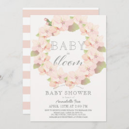 Cherry Blossom Baby in Bloom Virtual Baby Dusche Einladung