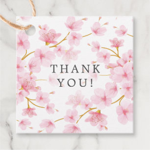 Cherry Blossom Babydusche Gefallen Geschenk Tag Geschenkanhänger