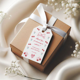 Cherry Blossom Babydusche Vielen Dank Geschenkanhänger