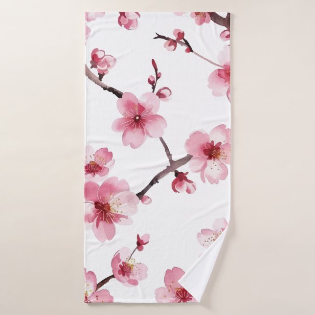 Cherry Blossom Badehandtuch (Badehandtuch)