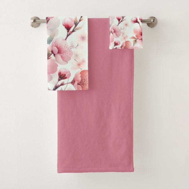 Cherry Blossom Badhandtuch Set (Insitu)