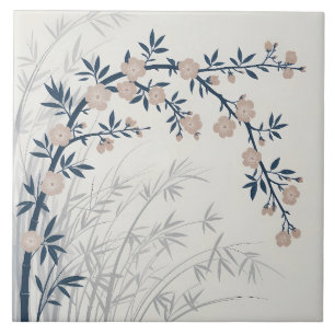 Cherry Blossom & Bamboo Keramik Tile Fliese