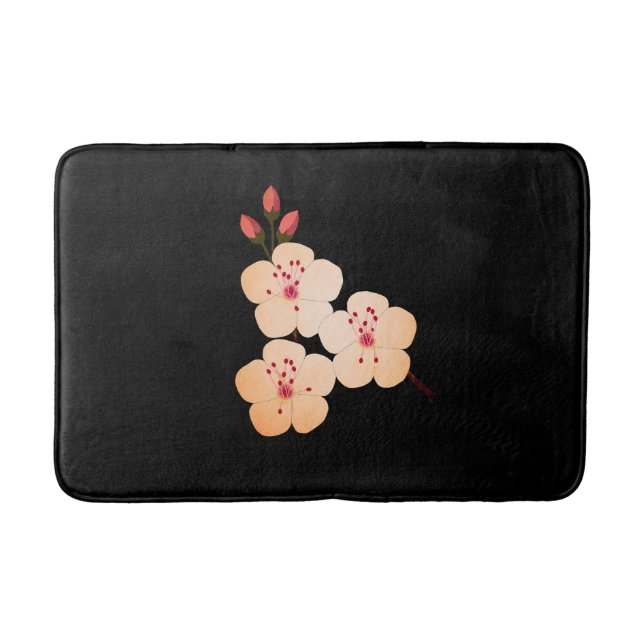 Cherry Blossom Bath Mat Badematte (Vorderseite)