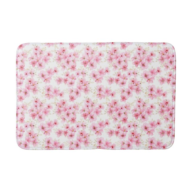 Cherry Blossom Bath Mat Badematte (Vorderseite)