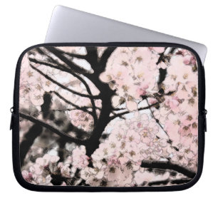 Cherry Blossom bearbeitet Laptopschutzhülle