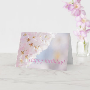 Cherry Blossom Birthday Card Karte