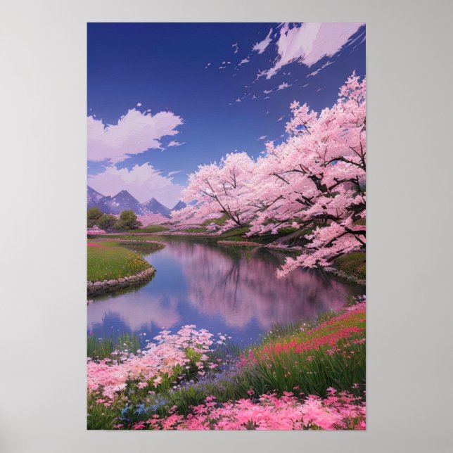 Cherry Blossom Bliss Poster (Vorne)