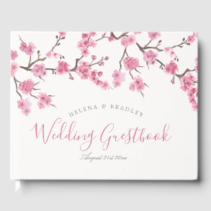 Cherry Blossom Bloom   Hochzeit Gästebuch