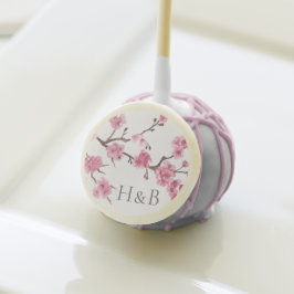 Cherry Blossom Bloom Mit Monogramm