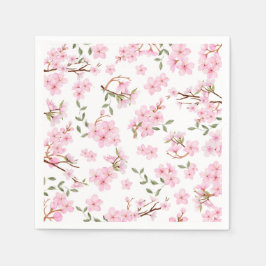 Cherry Blossom Bloom Paper Napkins Serviette