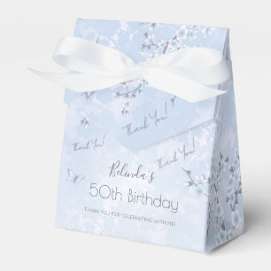 Cherry Blossom Blue Geburtstag Vielen Dank Geschenkschachtel